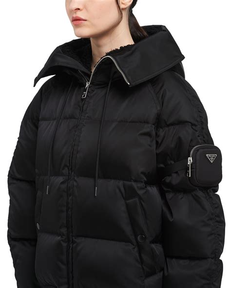 prada nylon puffer jacket men|nylon gabardine prada.